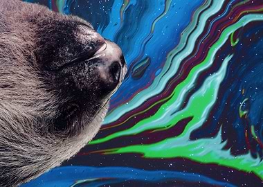 Psychedelic Sloth