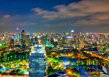 View of Lumphini Park