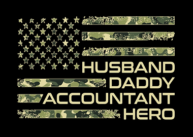 Accountant Camo US Flag