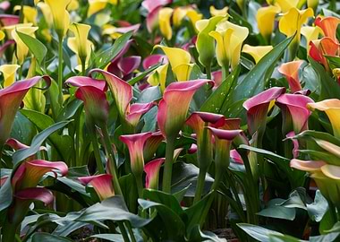 calla lily in the garden