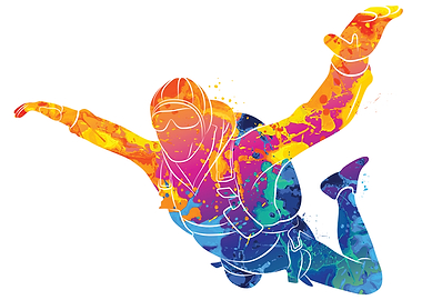Watercolor Skydive