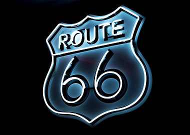 Neon Sign Route 66
