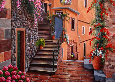 Back streets of Vernazza