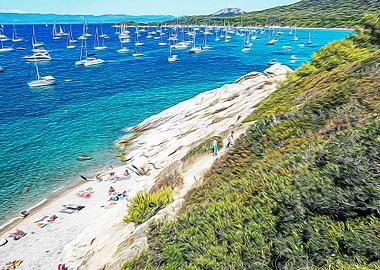 Beach at Porquerolles