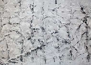 Abstract winter forest