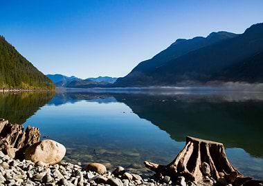 Mist Upon Alouette Lake