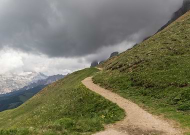 street in the mountain