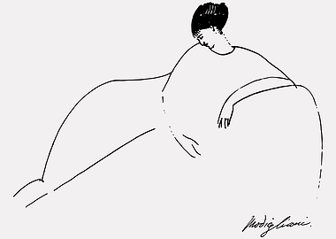 Modigliani Anne Portrait