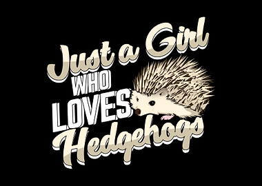 Cute Hedgehog Design