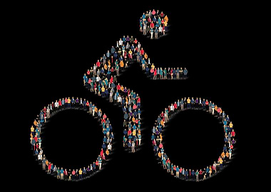 Bicycle mountain bike road