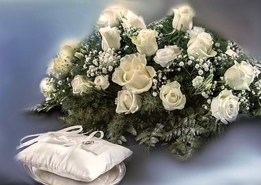 bridal bouquet and wedding