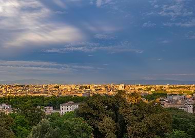 City of Rome at Sunset