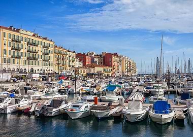 Port of Nice in France