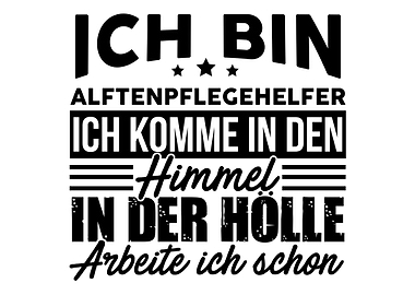 Altenpflegehelfer Geschenk