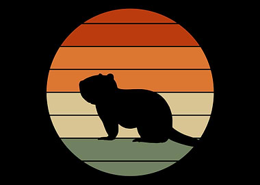Beaver Sunset Beaver Gift