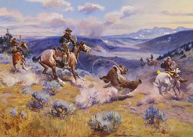 Cowboys Hunting Bear
