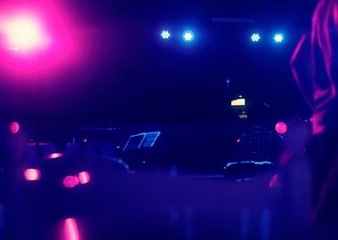 Stage empty concert music