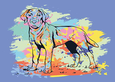 LABRADOR WATERCOLOR DESIGN