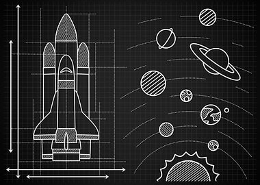 Rocket space blueprints