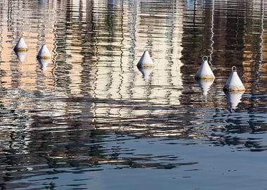 buoy and reflection