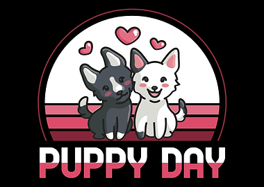 Puppy Day Dog Love Heart