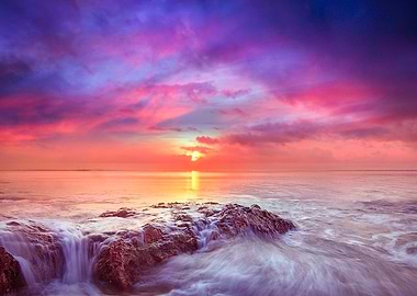 Sunrise Ocean Landscape