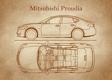 Mitsubishi Proudia old