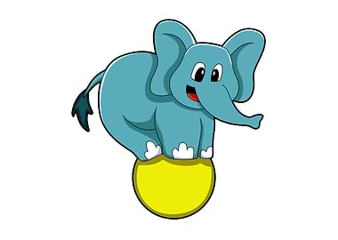 Elephant Circus Ball