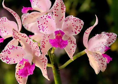 Pink dappled orchid