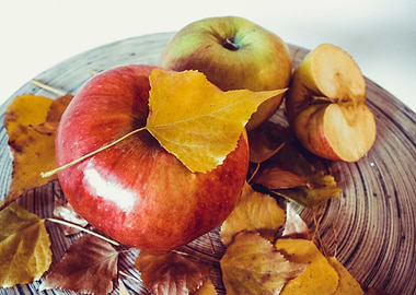 Apples winterfall