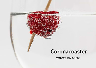 Cherry Coronacoaster