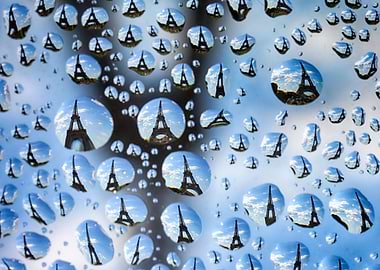 Eiffel drops water spirit