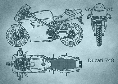ducati 748 996 2000 old