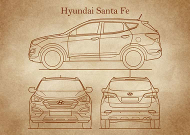 Hyundai Santa Fe 2014 old