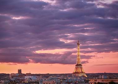 Parisian sunset