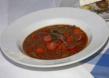 Lentils greek soup macro