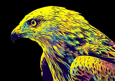 Eagle Pop Art Poster