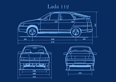 Lada 112 Blueprint