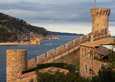 Battlement With Towers