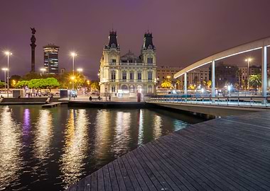 Barcelona City By Night