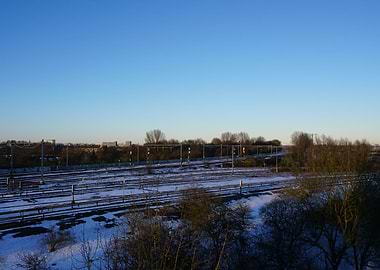 Amsterdam coverd in ice