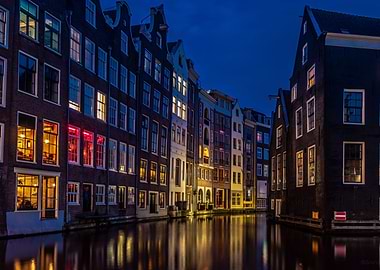 Amsterdam at night