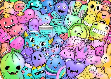 Doodle Monster Party