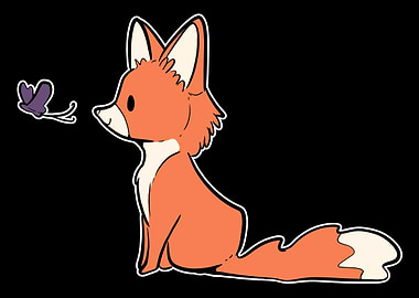 Cute Fox Animal Lover Gift