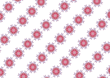 stylized roses pattern