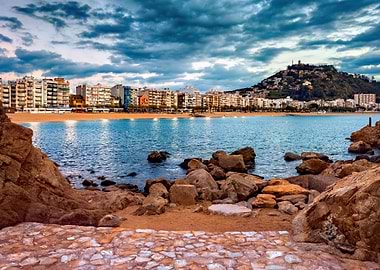 Blanes Town In Spain