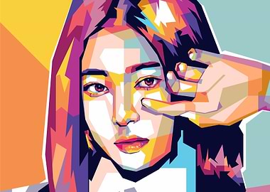 Kim Min ju pop art 2