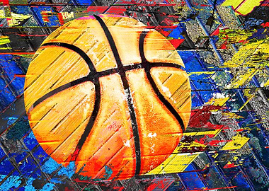 basketball artwork S 172