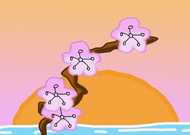 Cherry Blossoms Painting