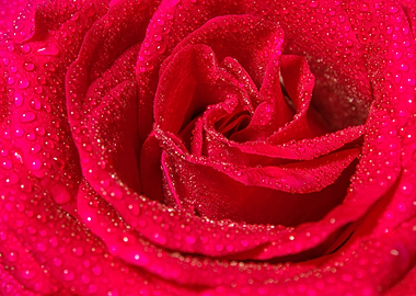 Red rose close up